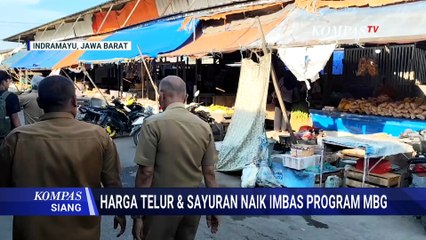 Harga Telur Naik di Sejumlah Daerah, Dipicu Permintaan Program Makan Bergizi Gratis | KOMPAS SIANG