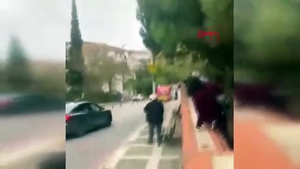 İETT otobüsü kaza anı