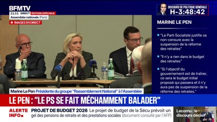 Projet de budget: Marine Le Pen pointe une "multiplication des taxes"