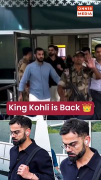 Virat Kohli is Back for INDvsAUS ODI Series