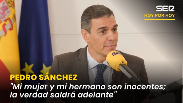 Sánchez: Mi mujer y mi hermano son inocentes; la verdad saldrá adelante