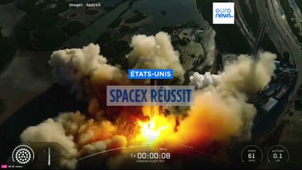 États-Unis : SpaceX réussit le 11e vol d'essai de sa fusée géante Starship