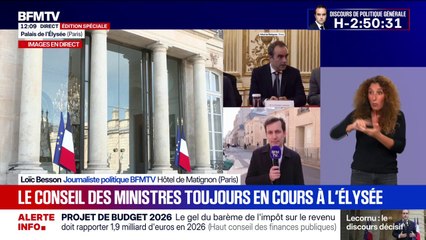 Gouvernement Lecornu II: le conseil des ministres toujours en cours à l'Élysée