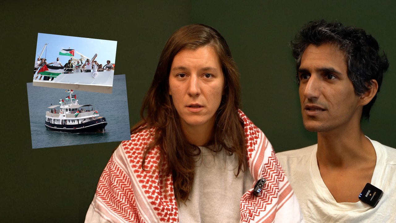 Prune et Adrien, militants de la flottille pour Gaza, racontent leur détention en Israël