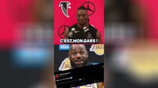 Falcons - Robinson après le tweet de LeBron James : Merci à lui, c'est mon gars !
