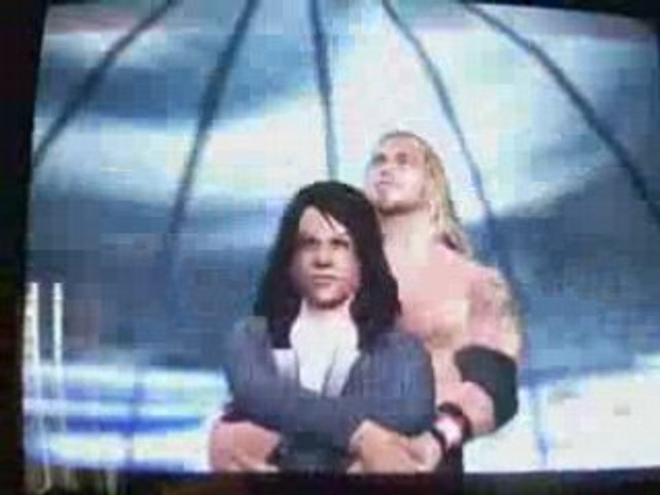 WWE SmackDown! Vs. Raw 2008 Edge And Vickie vs Cm Punk
