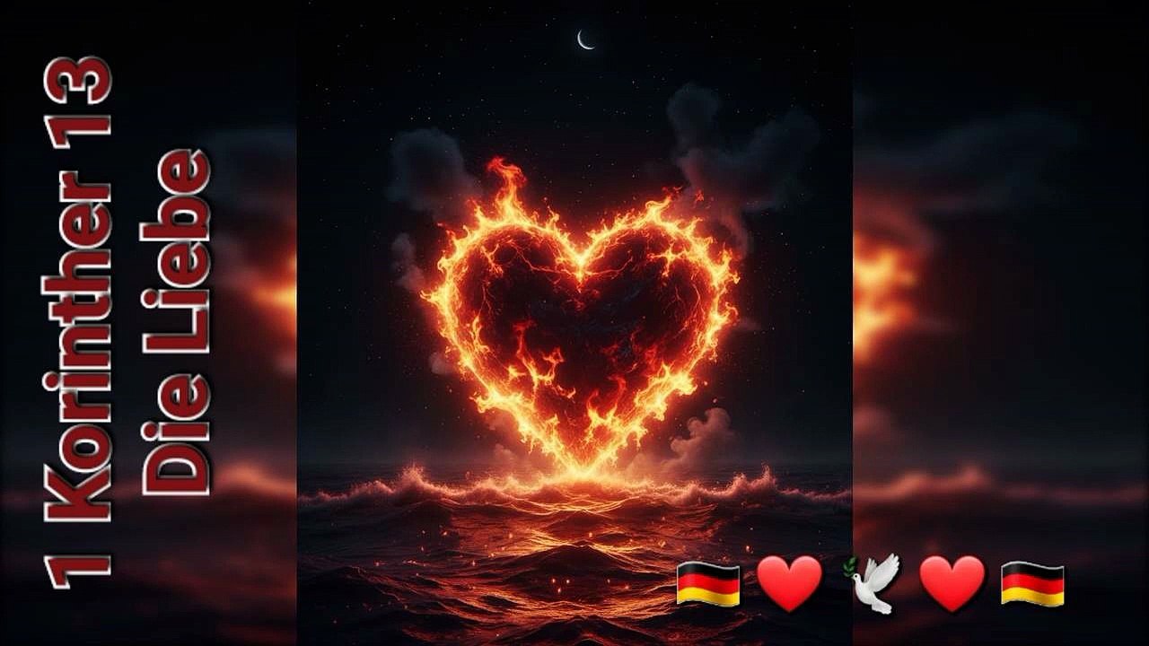 1 Korinther 13 🇩🇪 ❤️ 🇩🇪Die Liebe #DieLiebe #Jezus #Jesus #Yeshuah #Yeshua #Isus  [1 Korinther 13]  [🇩🇪 GERMAN] [🇩🇪 GERMAN]  [Orchester] [Orchester] [Klavier]  [Vers 1] Spräch’ ich in tausend Sprachen klar, von Engeln und von Welt, Und wüsst’ ich a