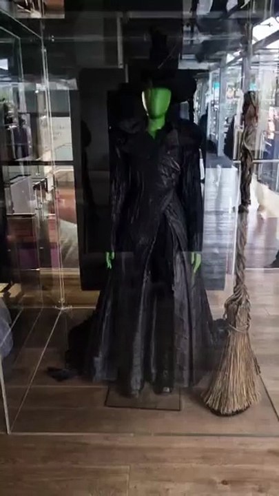 Elphaba's costume at the Wicked exhibition in London