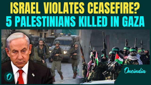Netanyahu Backstabs Trump? IDF kills 5 Palestinians in Gaza on Day 1 of Ceasefire | Hamas responds