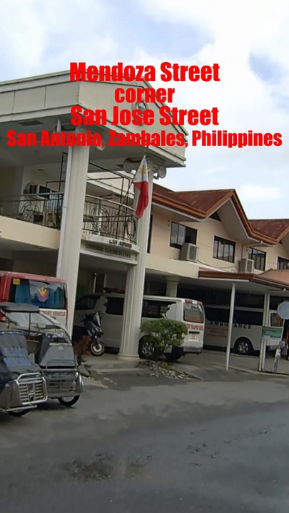Mendoza Street corner San Jose Street in San Antonio, Zambales, Philippines