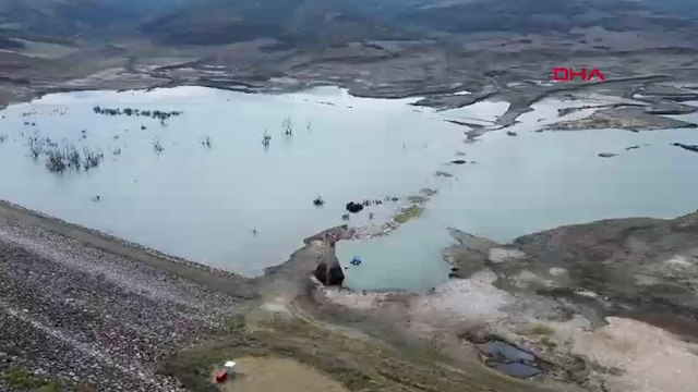 Naip Barajı'nda su seviyesi yüzde 1'in altına düştü