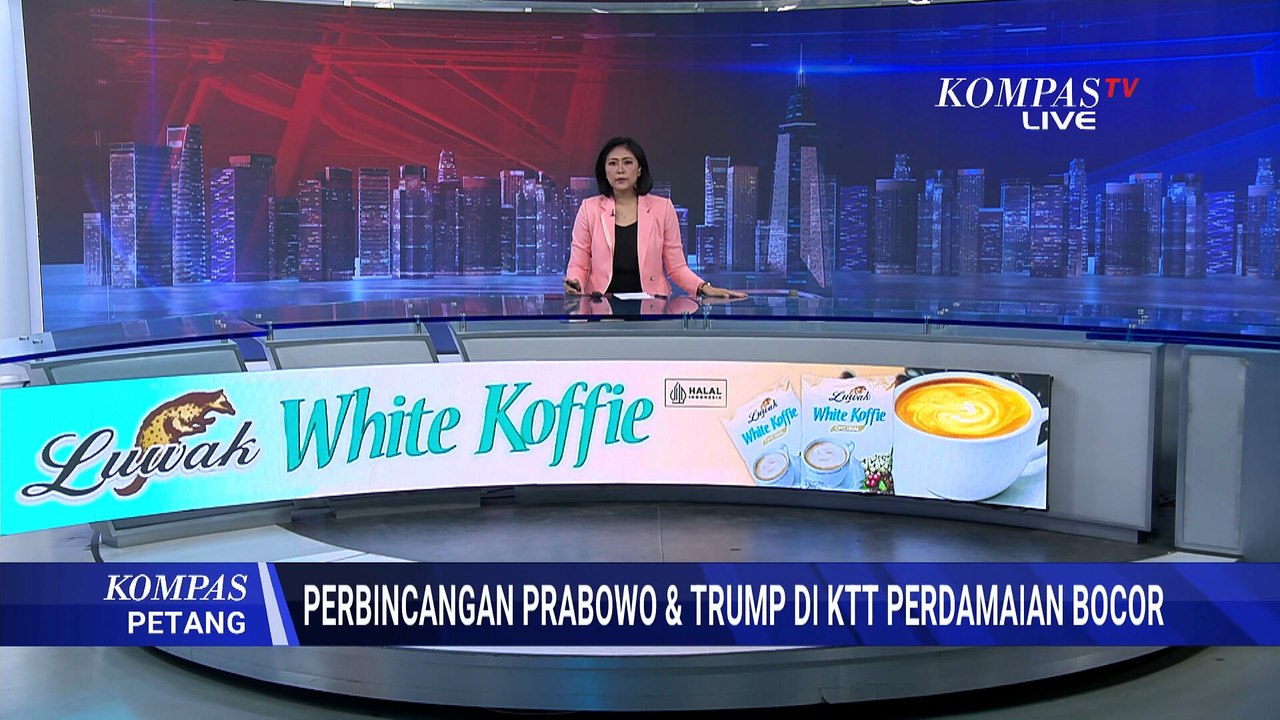 Heboh! Mikrofon Aktif di KTT Gaza, Percakapan Prabowo-Trump Jadi Sorotan | KOMPAS PETANG