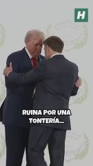 Así nos imaginamos los micros abiertos entre Trump y Macron