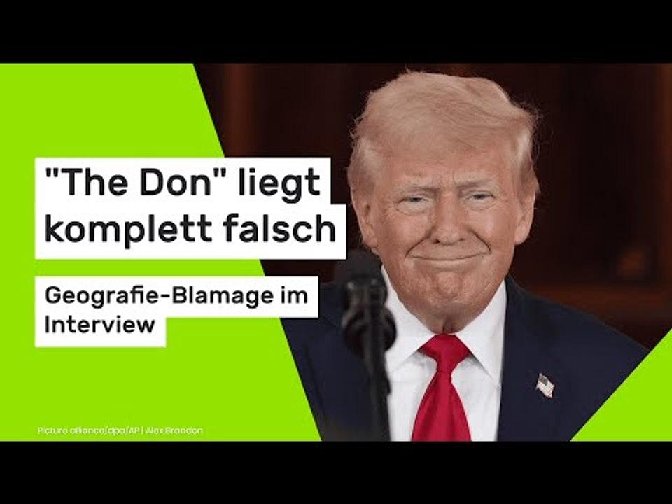 Donald Trump: Geografie-Blamage im Interview - 'The Don' liegt komplett falsch