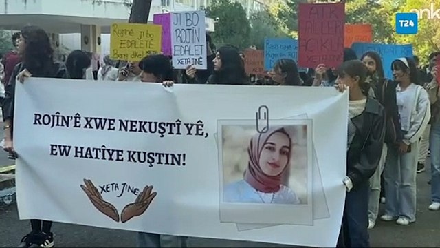 Dicle Üniversitesi öğrencileri Rojin Kabaiş için yürüdü