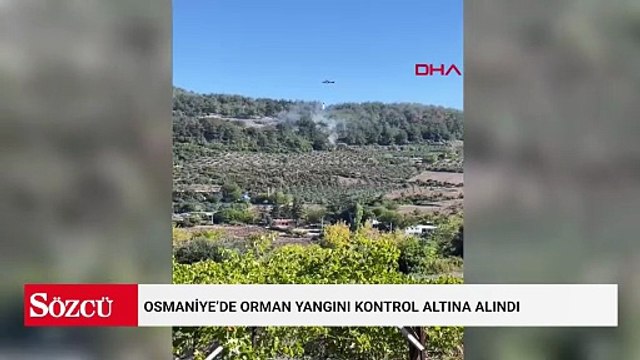 Osmaniye’de orman yangını kontrol altına alındı