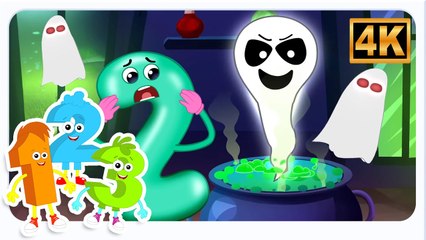 Monster In The Dark | Scary Fun Nursery Rhymes in 4K | Oh My Genius - Kids Songs & Baby Rhymes