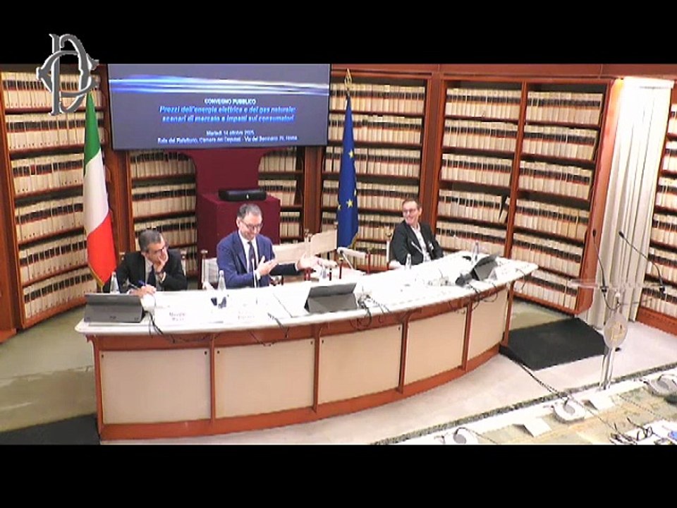 Roma - Prezzi dell'energia elettrica e del gas naturale: scenari di mercato e impatti sui consumatori (14.10.25)
