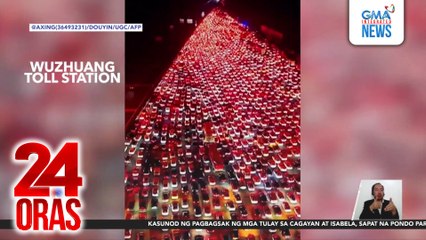 Mga motoristang naipit sa traffic jam sa China, halos abutin ng 24 oras | 24 Oras