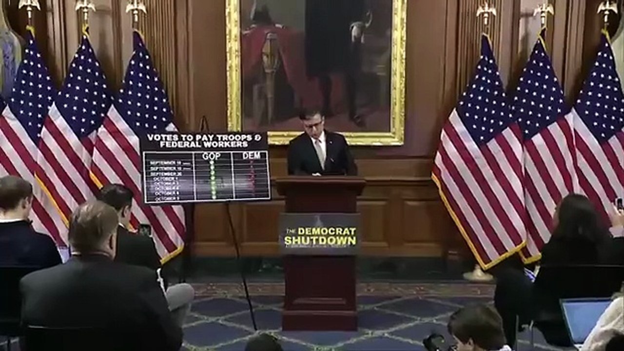 Speaker Johnson updates Democrat shutdown after Trump's 'historic' Knesset speech