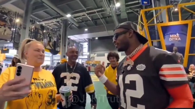 Shilo Sanders shows up to the Cleveland Browns game as his brother Shedeur Sanders