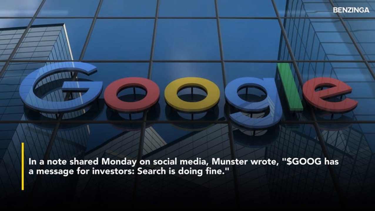Google Sends Clear Message To Investors Ahead Of Earnings- AI Isn't Killing Search — It's Making It Stronger, Says Gene Munster