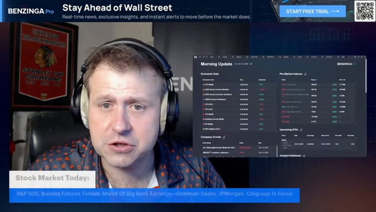 Stock Market News Today |  Big Bank Earnings—Goldman Sachs, JPMorgan, Citigroup In Focus | Oct 14
