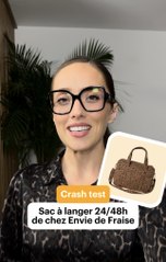 Sac à langer évolutif - Envie de Fraise