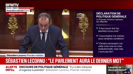 Discours de politique générale: "Le budget sera au cœur du débat", assure Sébastien Lecornu