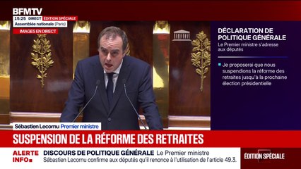Discours de politique générale: "Je n'endosserai pas n'importe quoi", assure Sébastien Lecornu