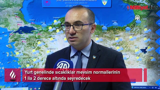 Yurt genelinde sıcaklıklar mevsim normallerinin 1 ila 2 derece altında seyredecek