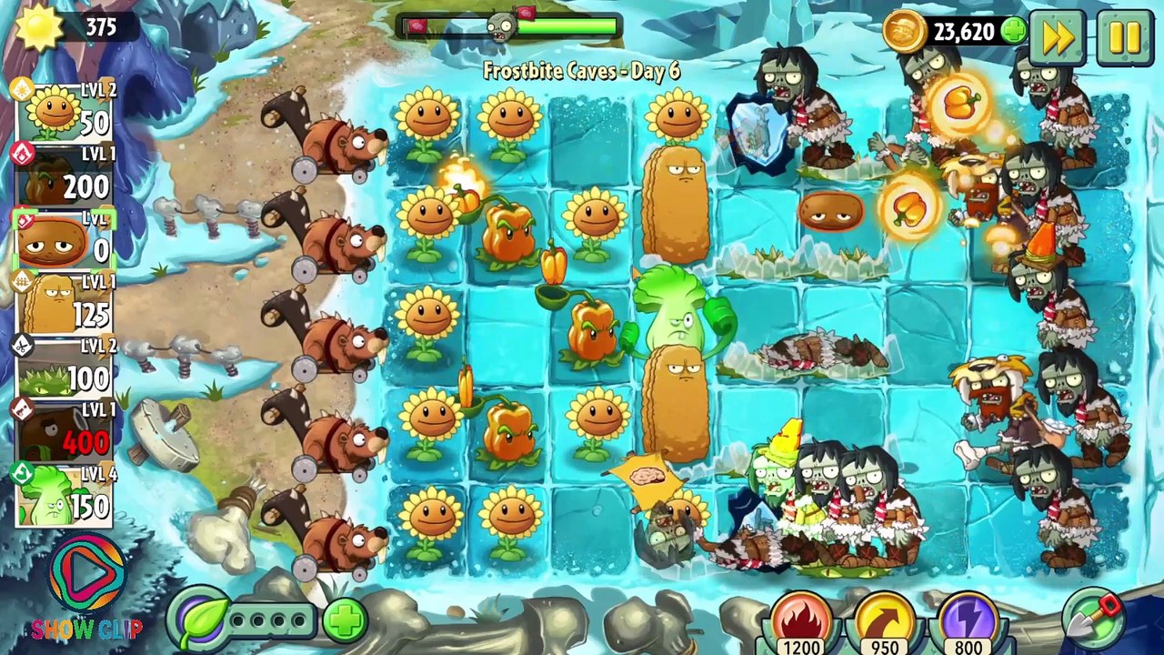 PVZ2 Frostbite Caves Day's 07 to 10 by Show Clip - 13.10.2025