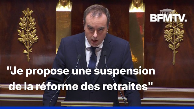 Retraites, budget...Le discours de politique générale de Sébastien Lecornu en intégralité