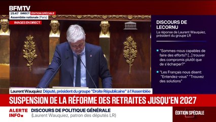 "C'est à l'État de faire des efforts", lance Laurent Wauquiez à Sébastien Lecornu