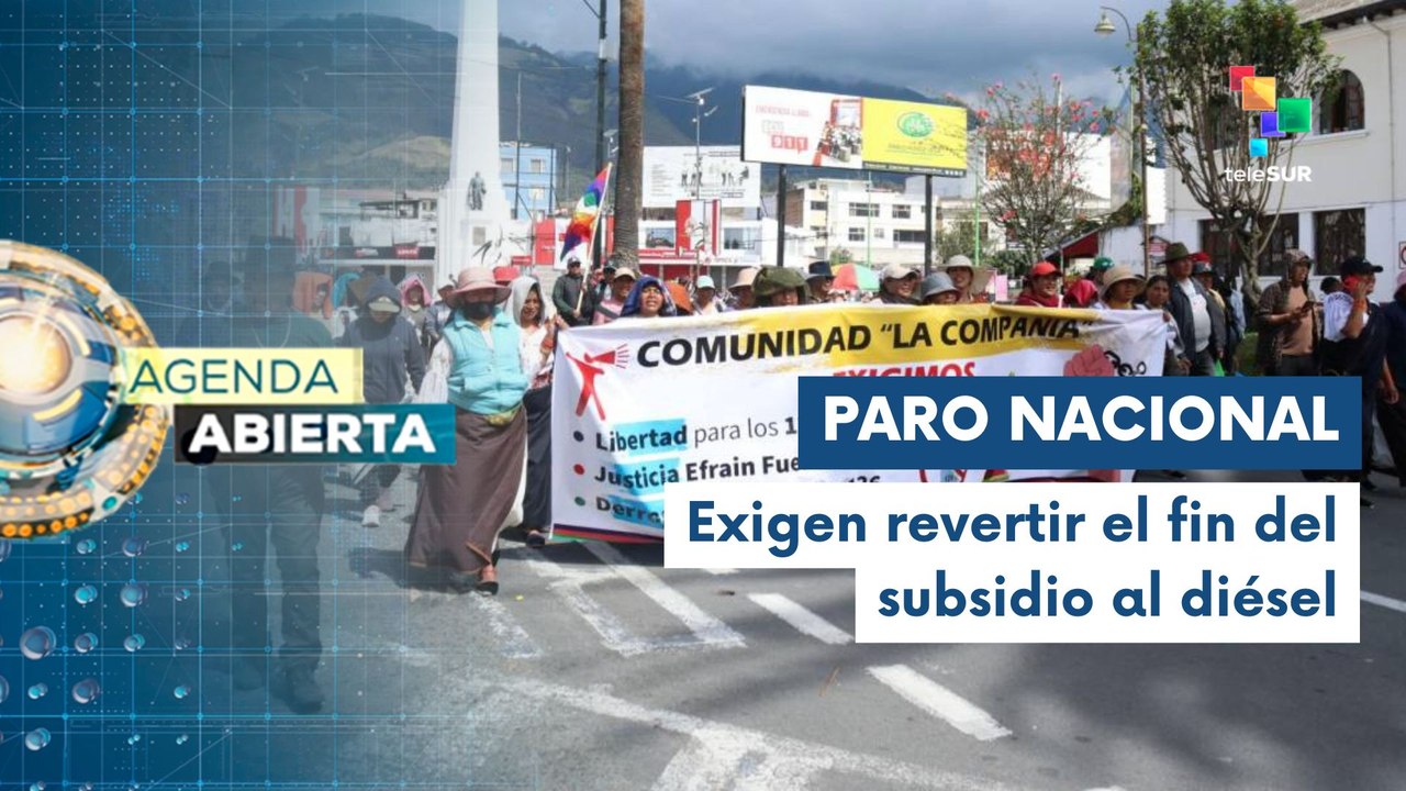 23 días de protestas contra políticas de Noboa