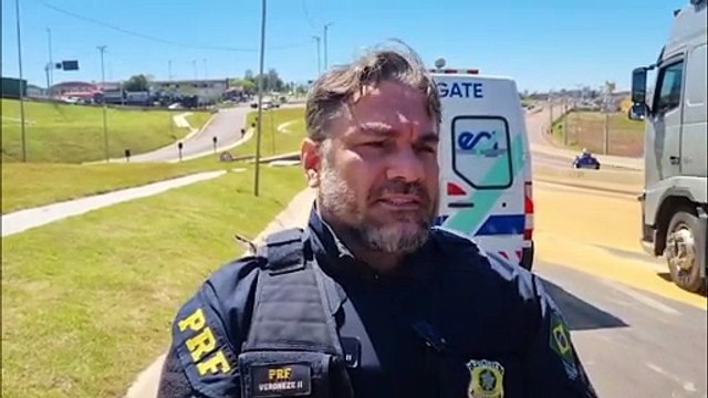 Velocidade alterada comenta PRF sobre possível causa de tombamento no Trevo Cataratas