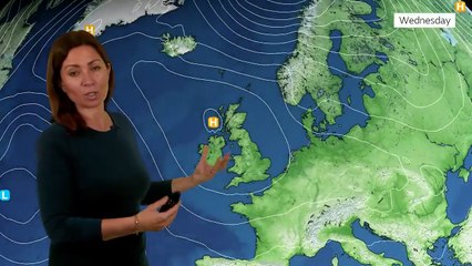Met Office Tuesday Evening Weather Forecast 14/10/2025