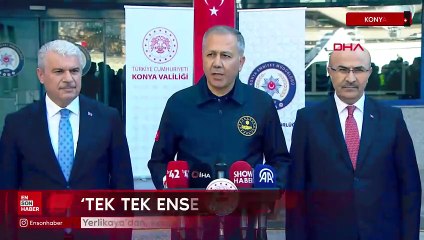 Yerlikaya’dan, Konya’daki uyuşturucu operasyonuna dair açıklama