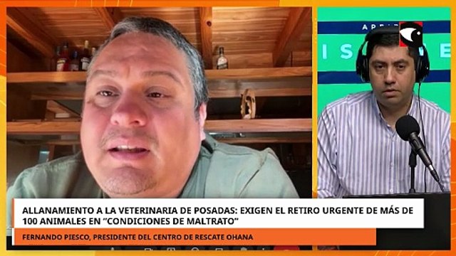Posadas: exigen el retiro de más de 100 animales silvestres por maltrato de la veterinaria allanada