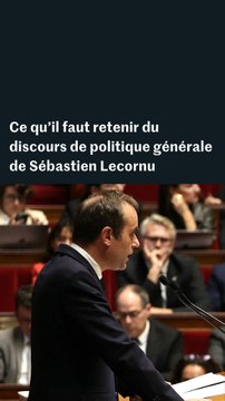 Ce qu’il faut retenir du discours de politique générale de Sébastien Lecornu