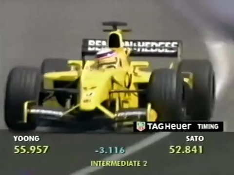 F1 – Takuma Sato (Jordan Honda V10) lap in practice – Germany 2002