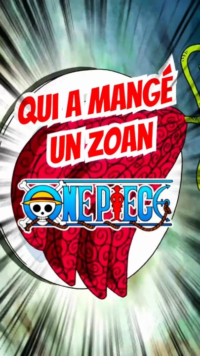 Cite des personnages qui ont mangés un zoan dans ONE PIECE