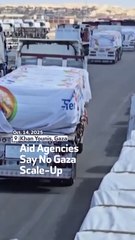 Aid Agencies Say No Gaza Scale-Up