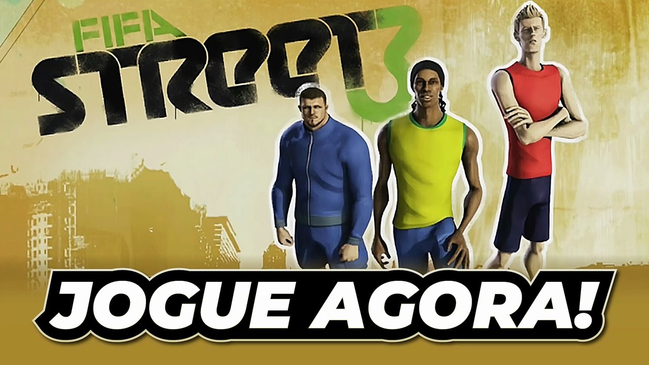 COMO JOGAR O FIFA STREET 3 OFICIAL DE PS3🎮 A ERA DE OURO DO FUTEBOL DE RUA🔥 - TUTORIAL COMPLETO