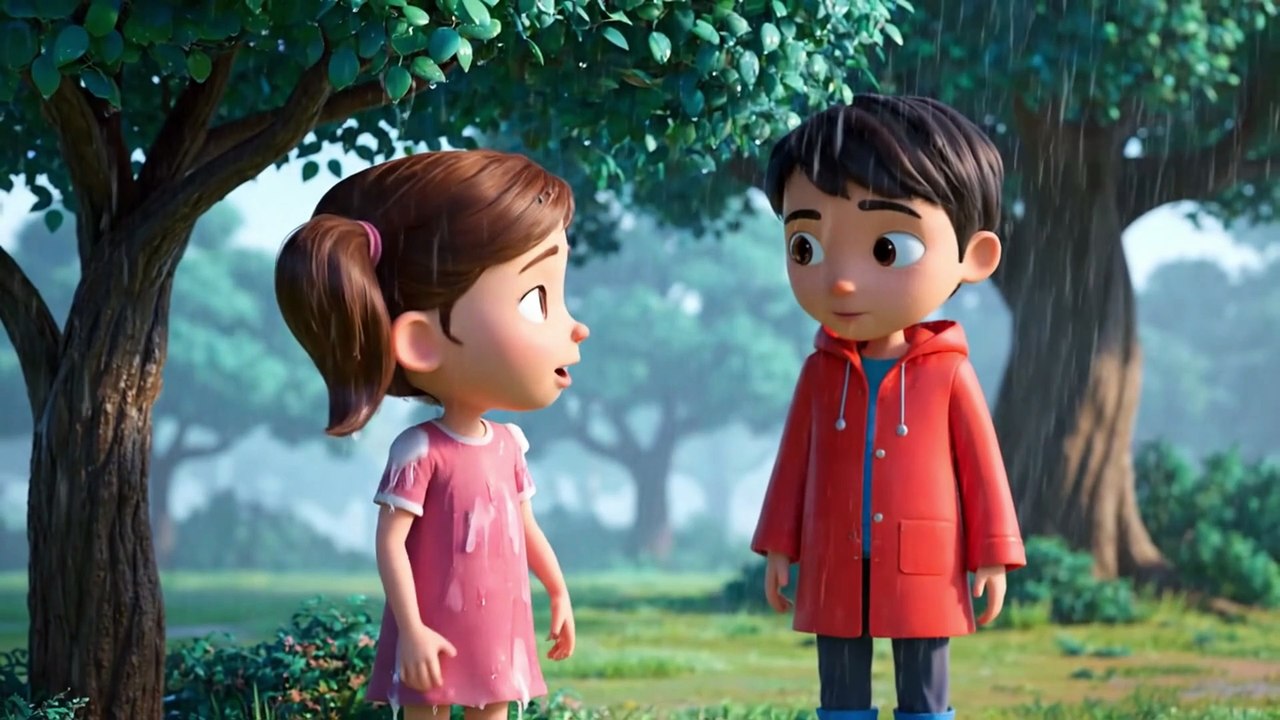 🌧 Kindness in the Rain | A Heartwarming Moral Story for Kids