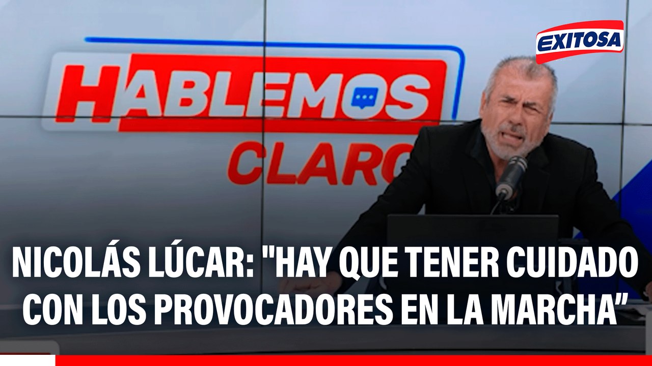 Nicolás Lúcar: "Hay que tener cuidado con los provocadores en la marcha, de los que quieren desacreditarla"