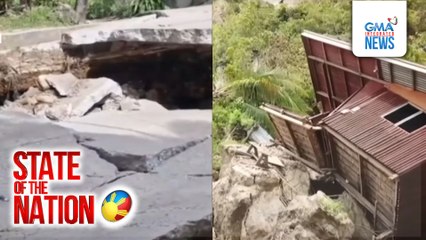 Sinkholes sa Northern Cebu dahil sa 6.9 Mw na lindol, 70 na; mga nasawi umakyat sa 75 | SONA