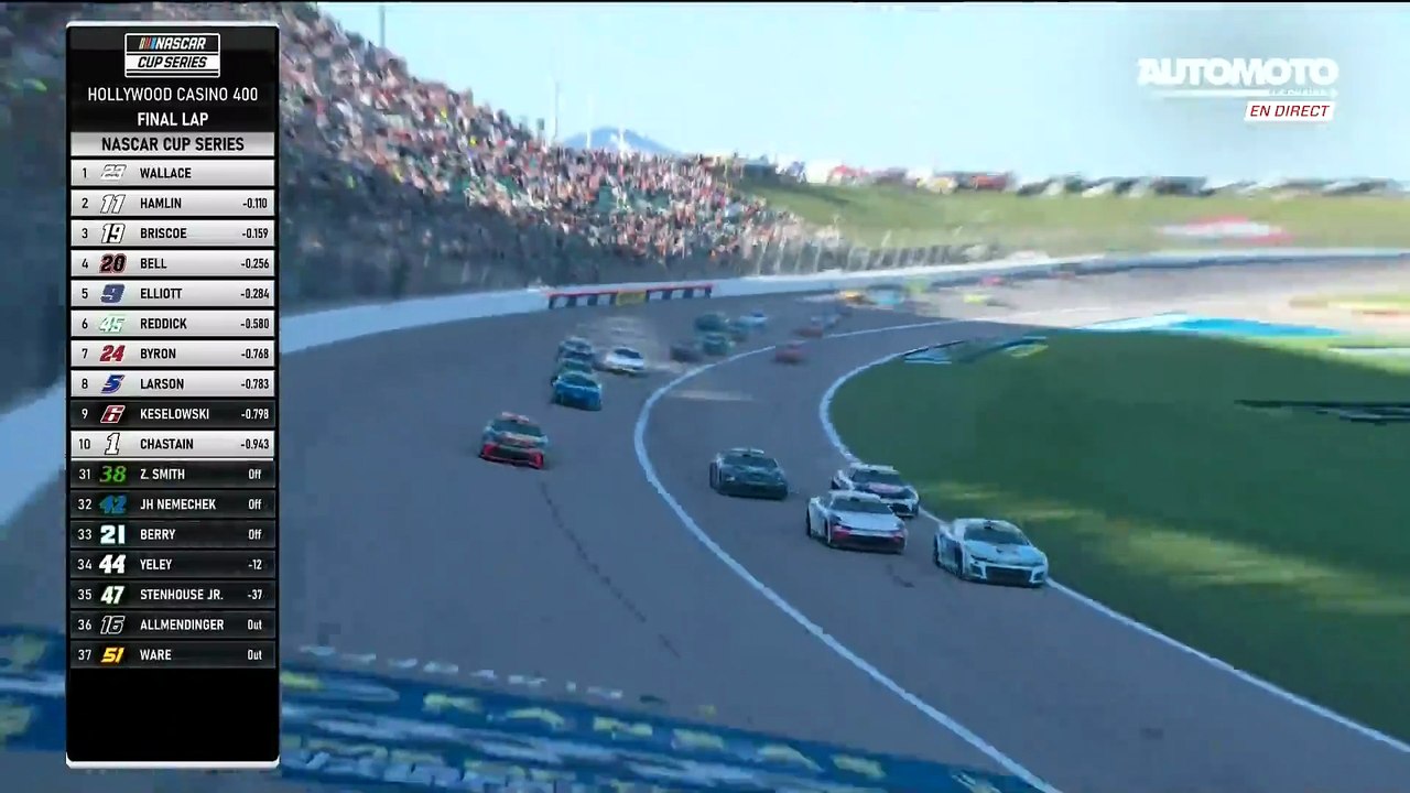 Great Finish Kansas 2025 NASCAR Cup Series