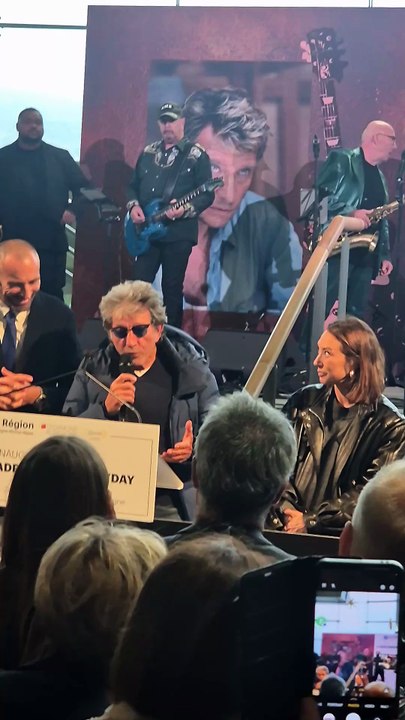 Discours de Tony Franck - Inauguration de l'esplanade du Zénith d’Auvergne en hommage à Johnny Hallyday 14/10/2025