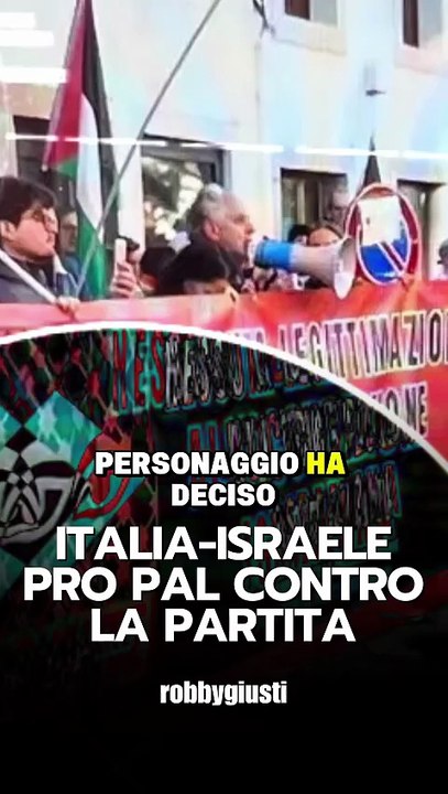 Robby Giusti - A cosa serve protestare contro una partita di calcio?.(14.10.25)